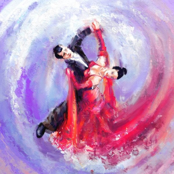 Бальные танцы живопись