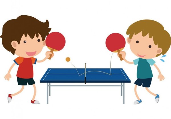 Настольный теннис для дошкольников