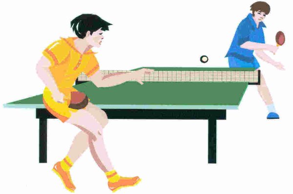 Ракетка для пинг понга вектор