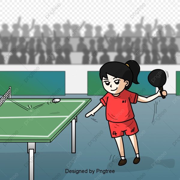 Настольный теннис клипарт