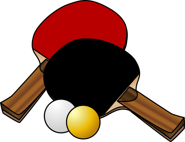 Настольный теннис силуэт