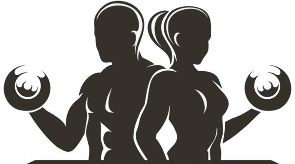 Значок тренажерный зал