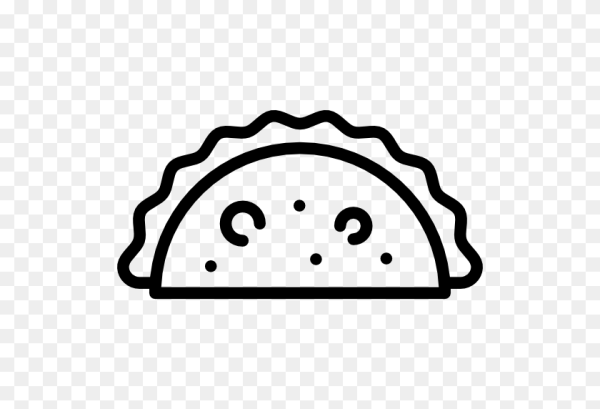 Чебурек силуэт