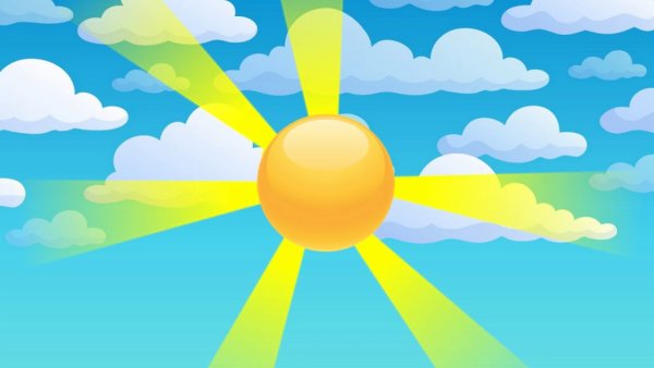 Лучики солнца