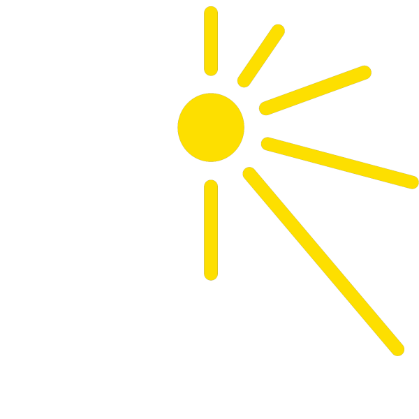 Рисунок солнца с лучами