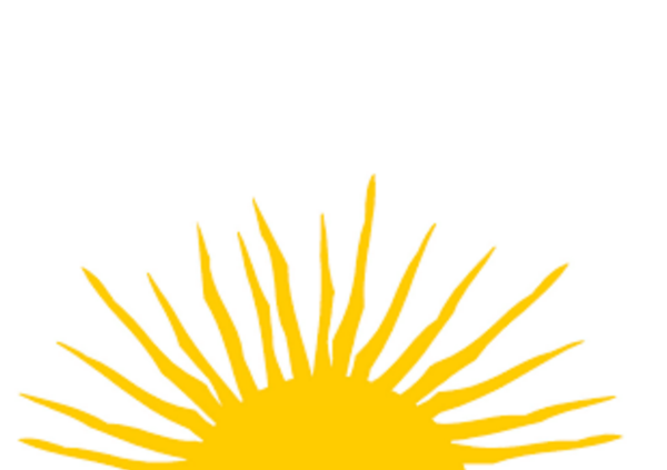 Солнце на прозрачном фоне