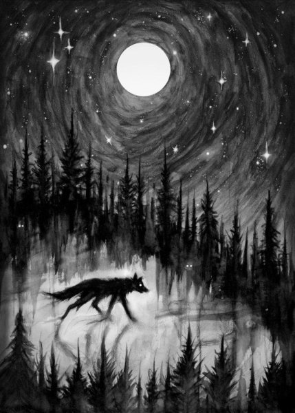 Темная иллюстрация