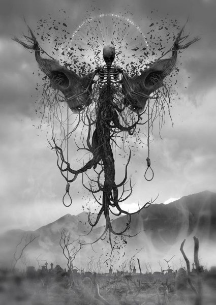 Жуткие готические картины