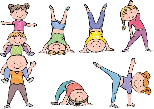 Зарядка рисунок для детей