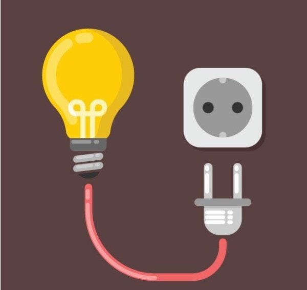 Электрик лампочка