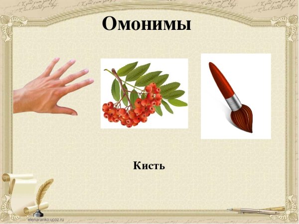Омонимы ключ и ключ