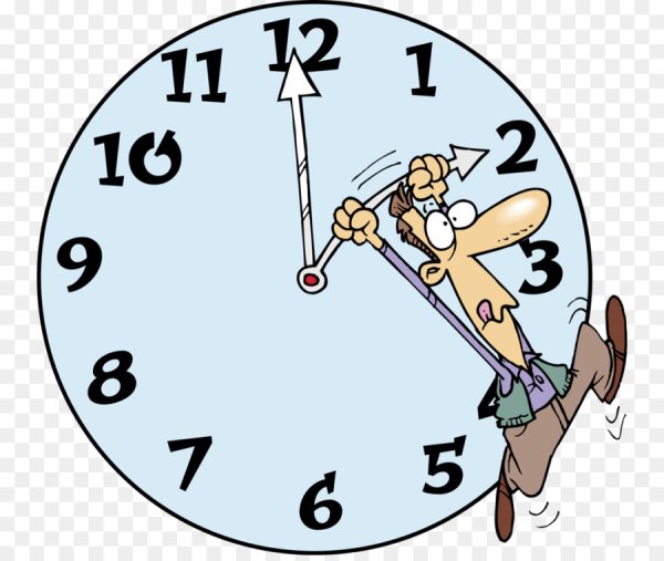 Часы карикатура