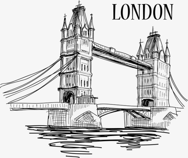 Тауэрский мост скетч Лондон