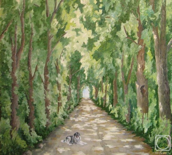 Аллея для рисования