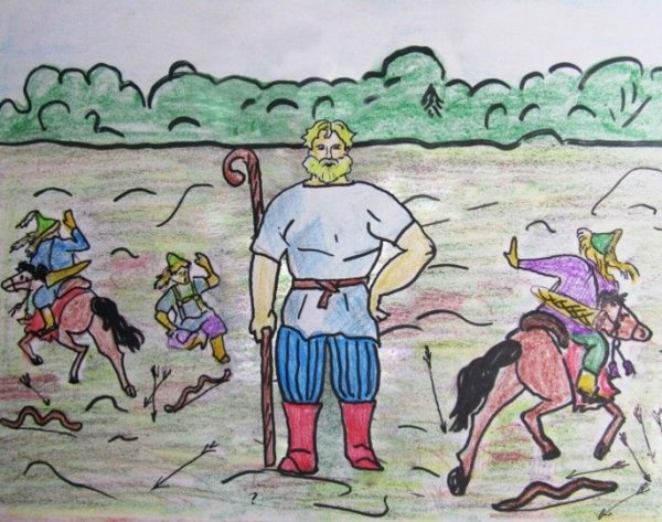 Детские иллюстрации к былинам