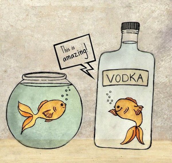 Водка рисунок