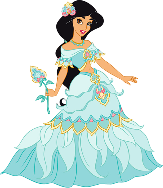 Жасмин Дисней чб