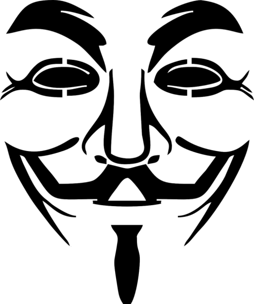 Маска Анонимуса вектор