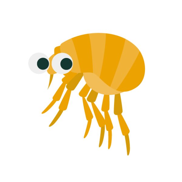 Блоха мультяшная