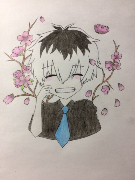 Токийский гуль рисунки для срисовки