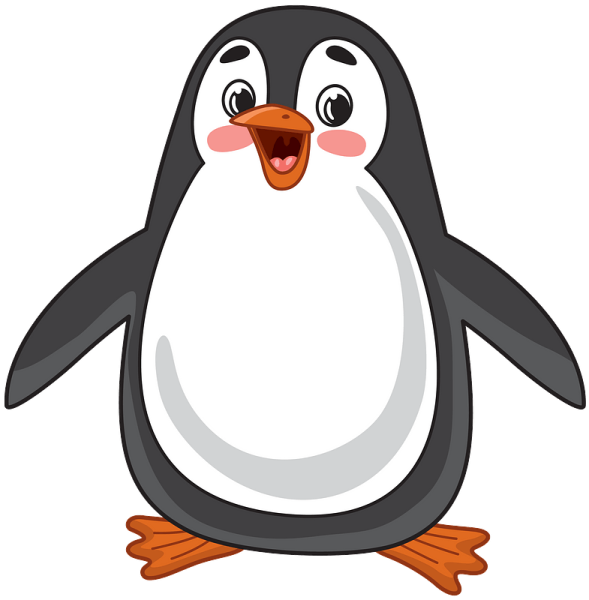 Пингвин мультяшный