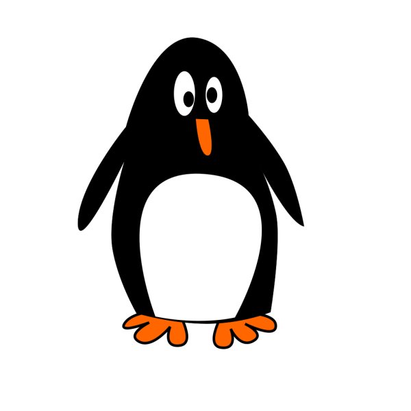 Пингвин без фона мультяшный