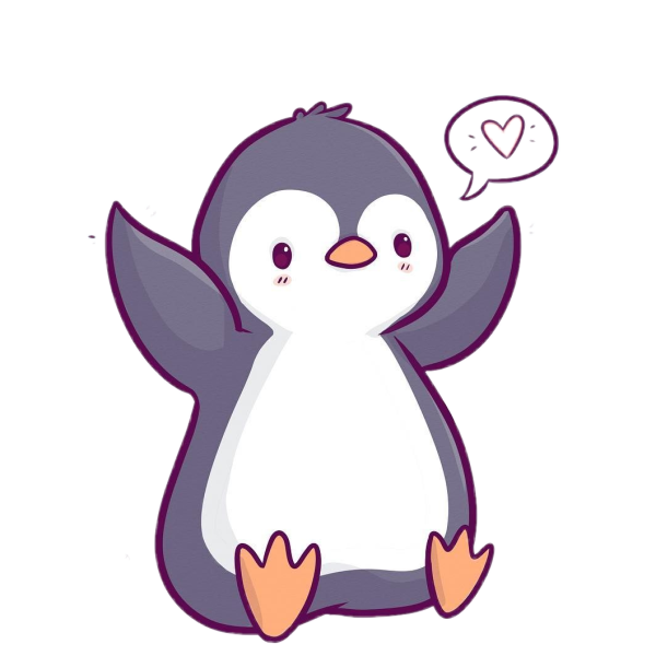 Пингвин арт милый