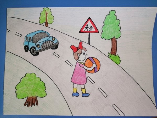 Осторожность на дороге рисунки