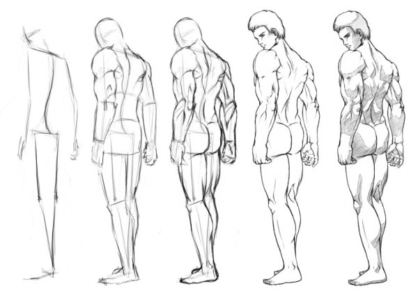 Рисунок человека в полный рост