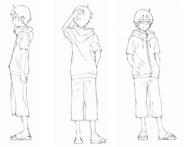 Рисование тела с боку