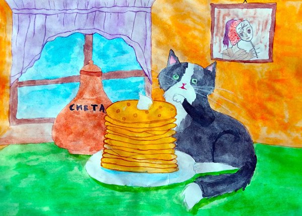 Масленица рисунок