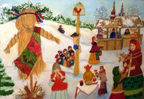 Народные праздники рисунки