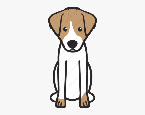 Нарисовать сидящую собаку