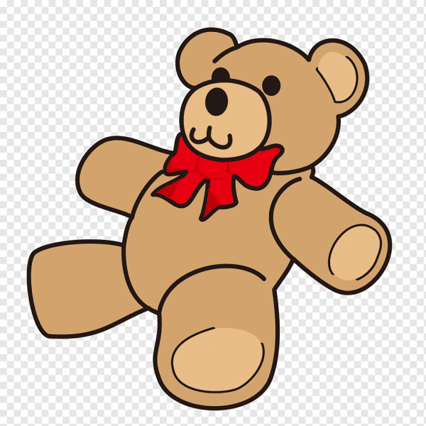 Рисование игрушка мишка