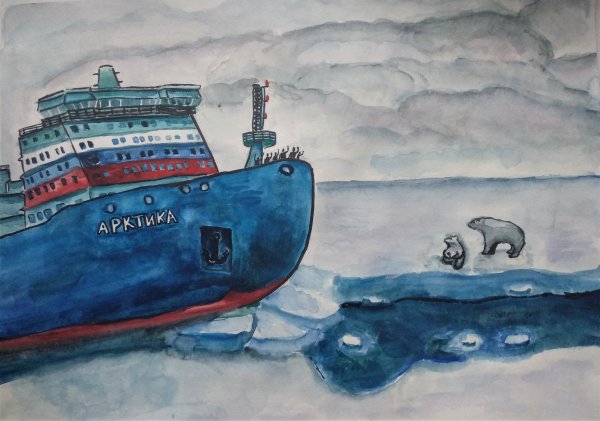 Ледокол рисунок