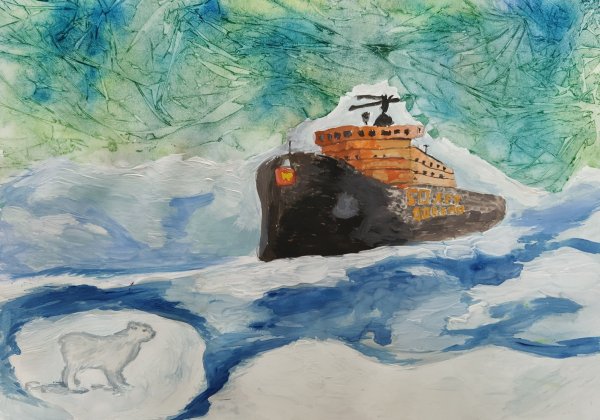 Ледокол детский рисунок