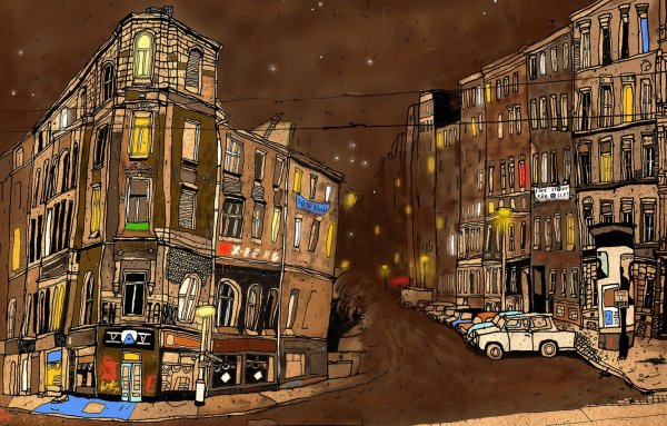 Улица рисунок