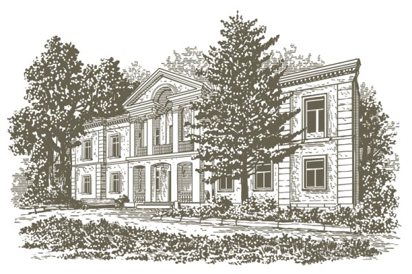 Ясная Поляна гравюра