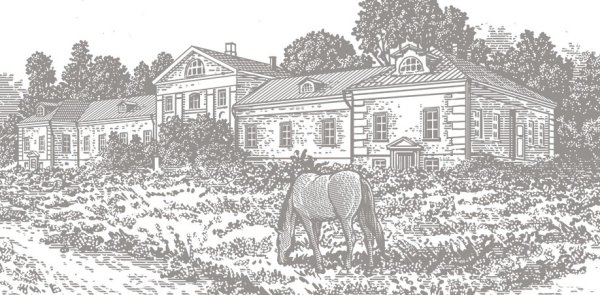 Ясная Поляна чб усадьба Толстого