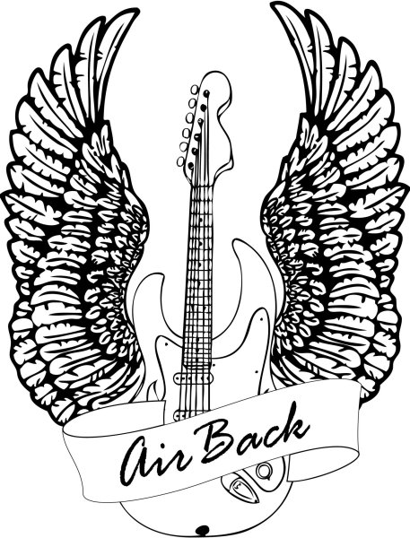 Гитара эскиз