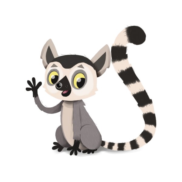 Лемур мультяшный