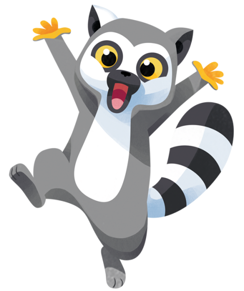 Стилизованный лемур