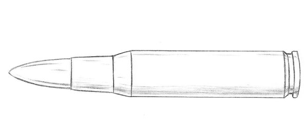 Пуля нарисованная