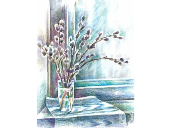 Вербное воскресенье фон