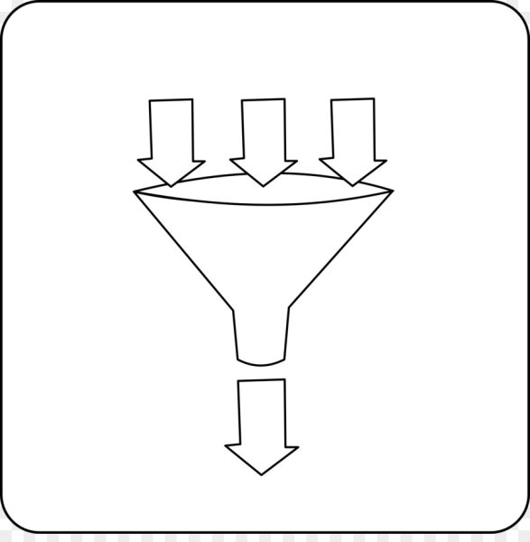 Воронка схематично