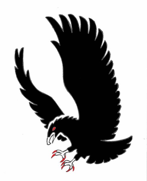 Иллюстрация к стихотворению с Поляны Коршун поднялся