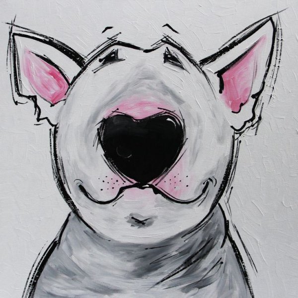 Бультерьер мультяшный