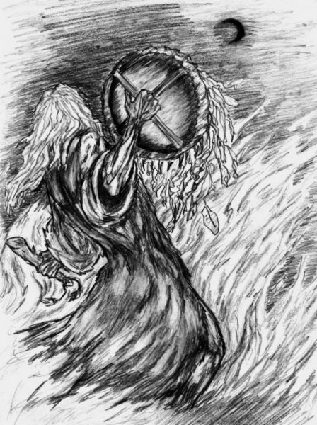 Индеец эскиз