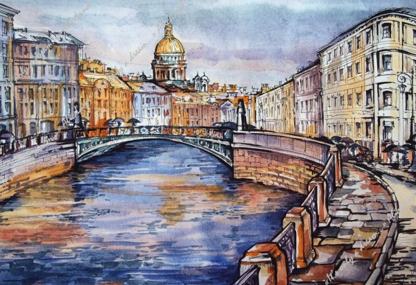 Поцелуев мост СПБ