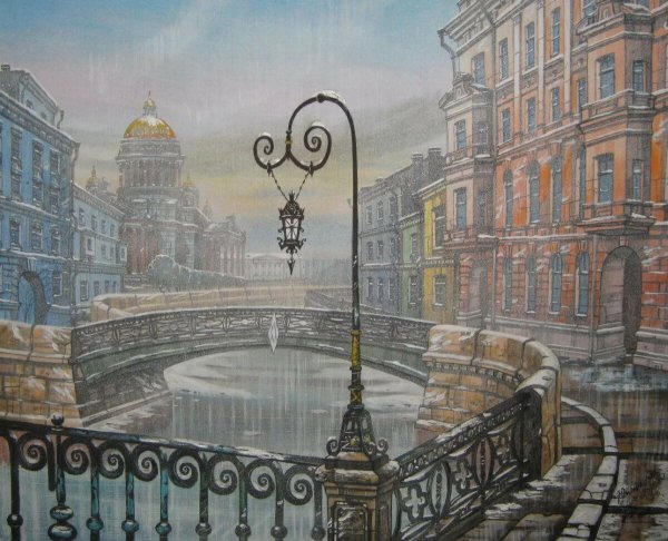 Перспектива канала Грибоедова Никольский